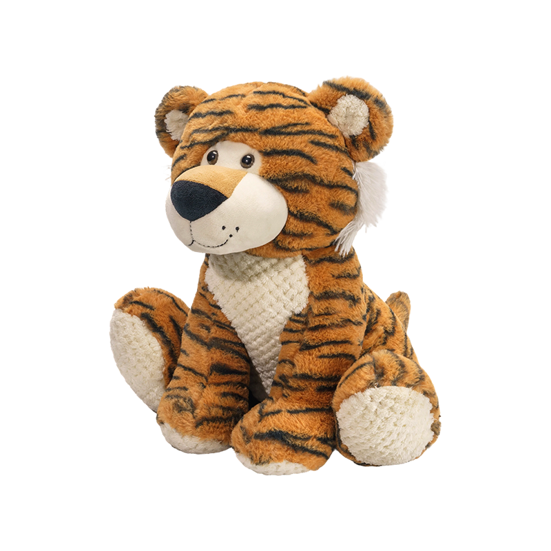 Sittande djurliv tiger plyschleksaker