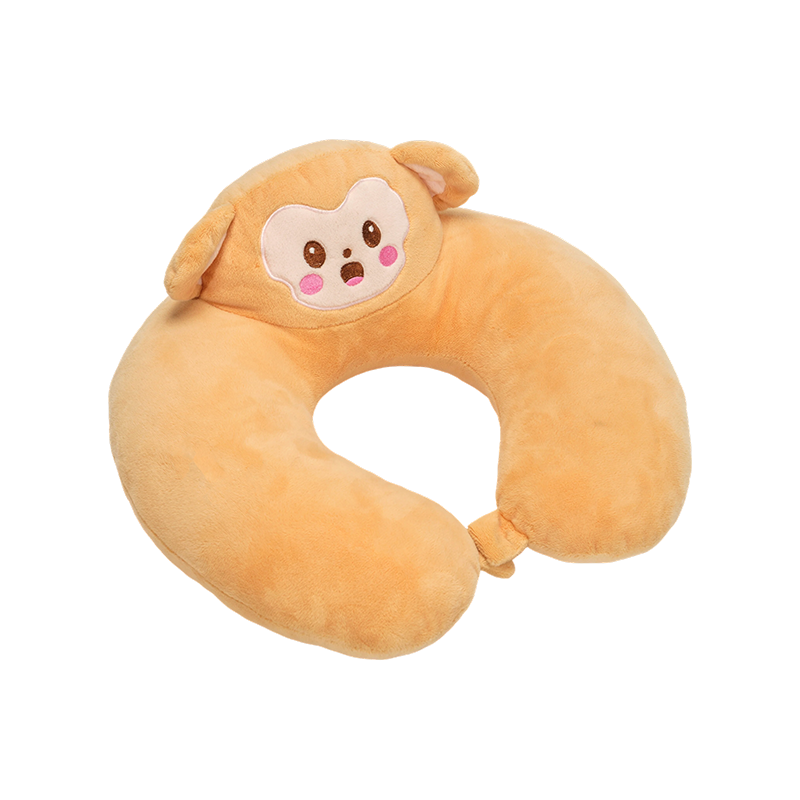 Monkey plysch u-formad nackkudde