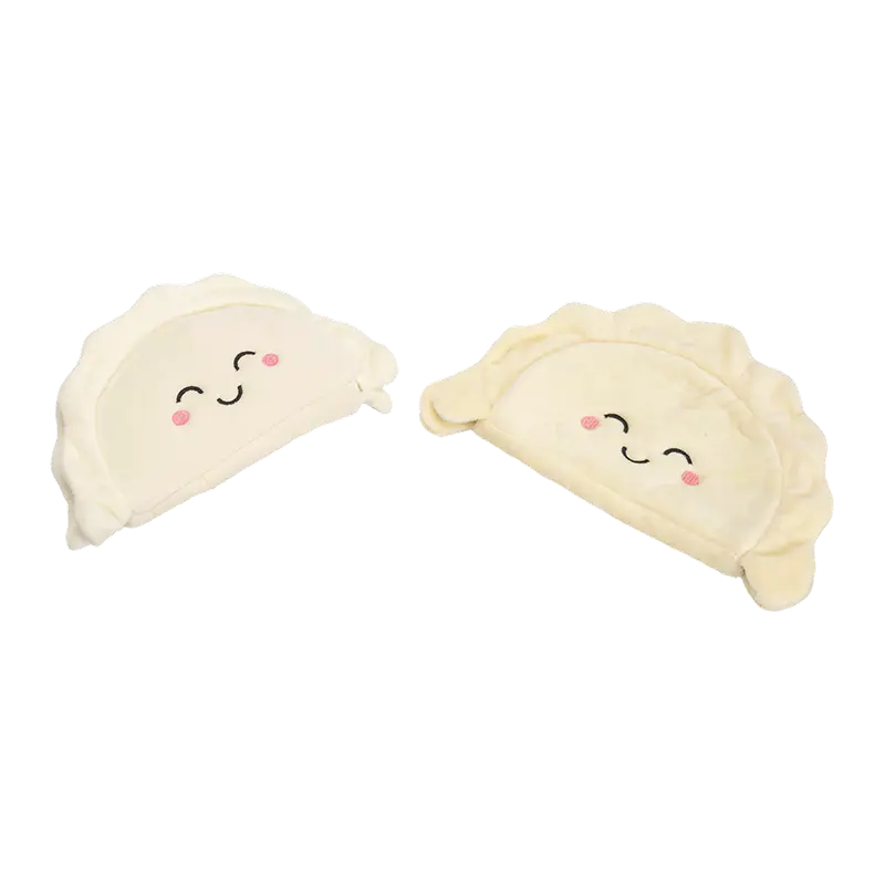 Leende dumpling plysch mynt plånböcker