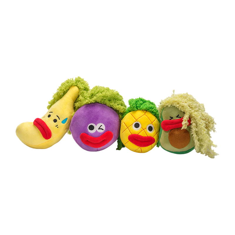 Färgglad fruktkompis plysch